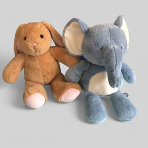Bundle Two  Elephant & Bunny Teddy